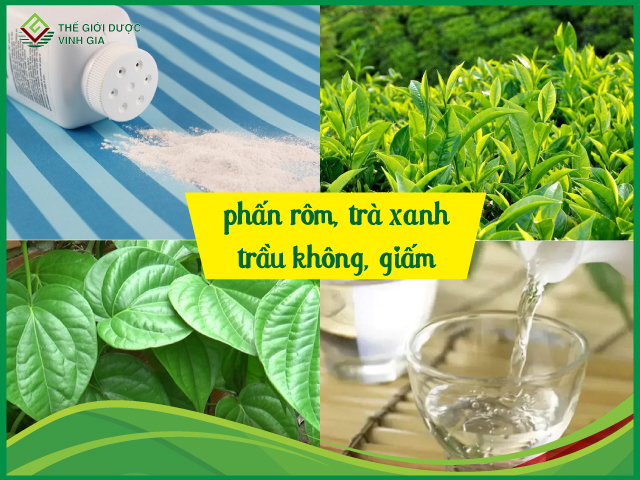Phương pháp chữa hôi nách đơn giản tại nhà chỉ với phấn rôm, trà xanh, trầu không, giấm