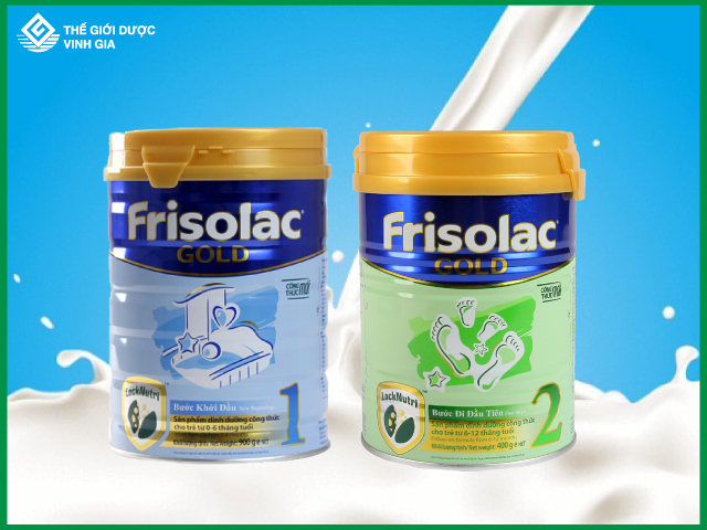 Sữa Frisolac Gold số 1 và số 2