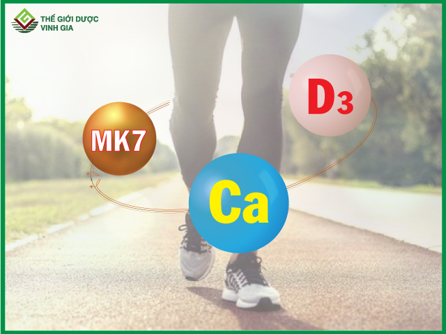 Bổ sung dưỡng chất cần thiết từ viên uống chứa Canxi nano, Vitamin D3 và MK7