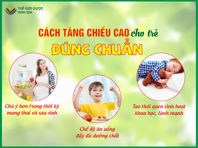 Một số cách tăng chiều cao cho trẻ đúng chuẩn mẹ có thể áp dụng