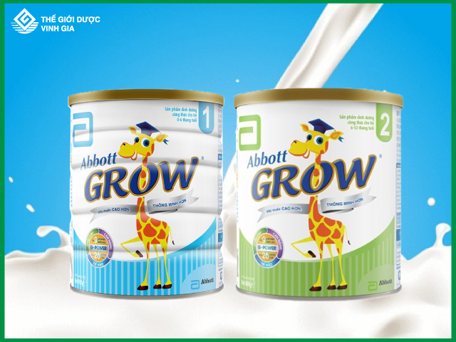 Sữa Abbott Grow số 1 và số 2