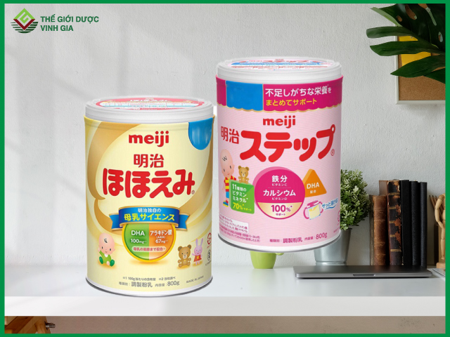 Sữa tăng chiều cao không béo Meiji Nhật