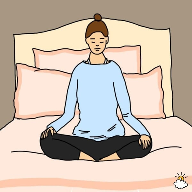 Ngồi thiền loại bỏ căng thẳng giúp ngủ ngon hơn